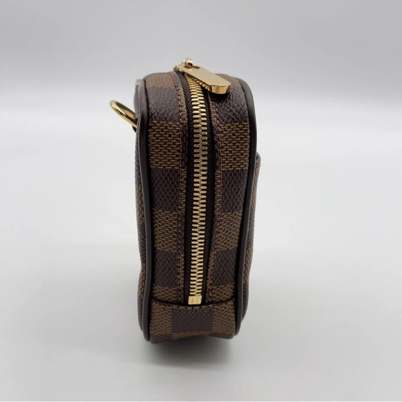 Auth Louis Vuitton Ebene Etui Okapi PM M61738 Shoulder Pouch W/Box/Strap - Picture 9 of 15